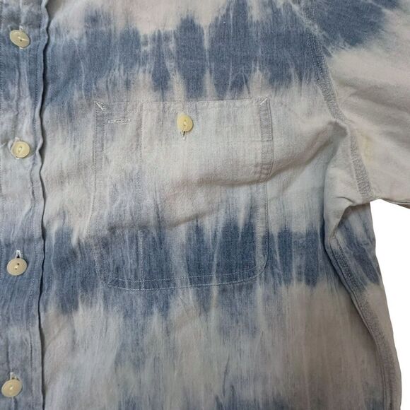 Polo Ralph Lauren ~ Short Sleeved Dungaree Workshirt ~ 100% Cotton ~size Med - Picture 4 of 8